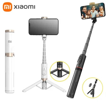 Bluetooth Foldable Mini Tripod Stand Mobile Holder With Fill Light Shutter Remote Control For Ios Android