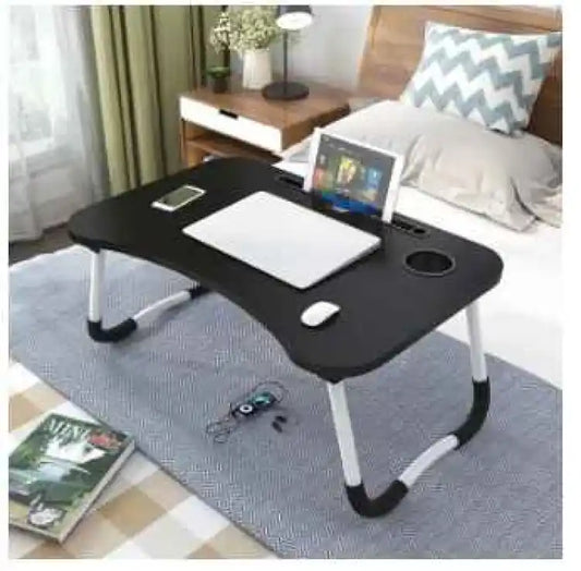 Wooden Gaming Laptop Table For Bed Foldable Stand